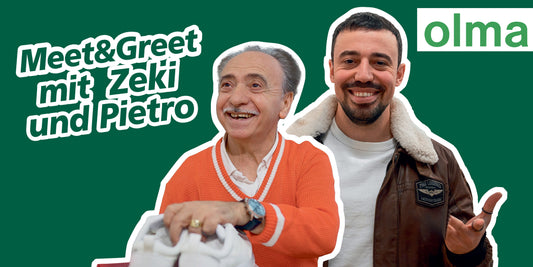 OLMA 2023: Zeki und Pietro exklusiv am kybun Joya Stand