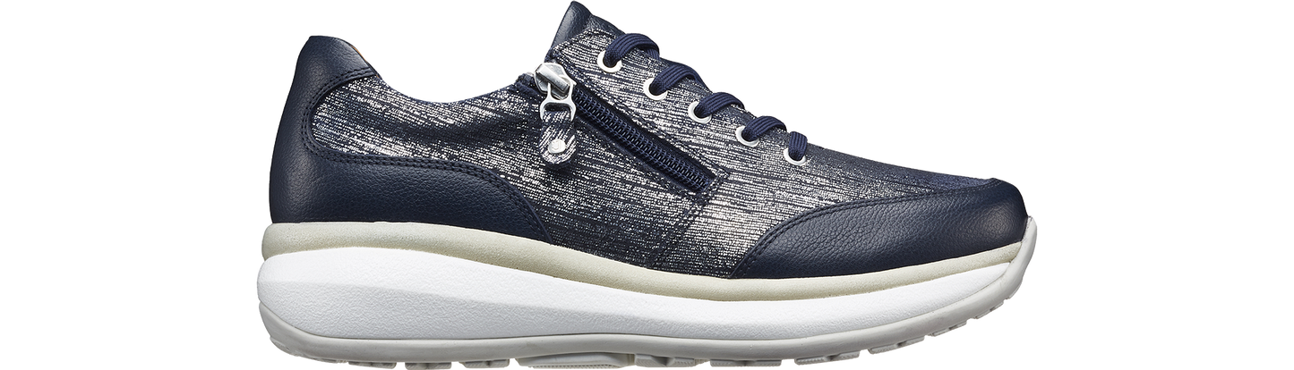 Rachel Blue Metallic