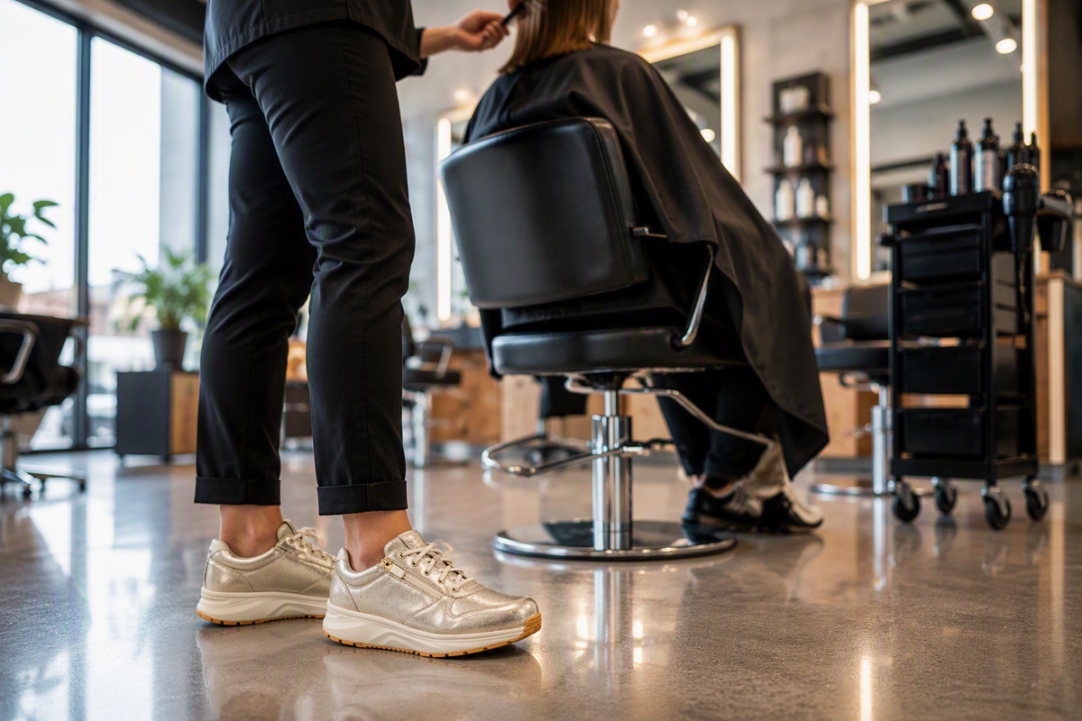 Welche Schuhe eignen sich für Coiffeure?